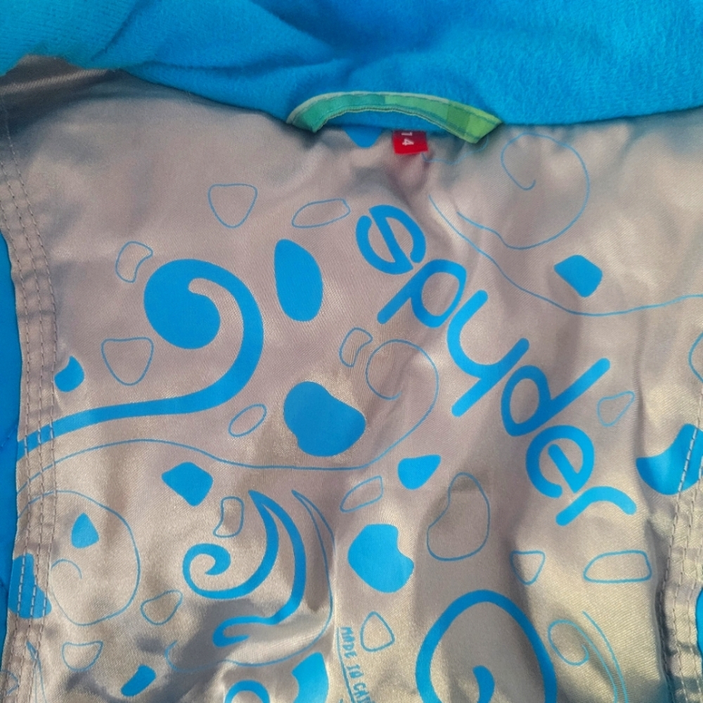 Ski jacket Spyder size 14 girl or xs women